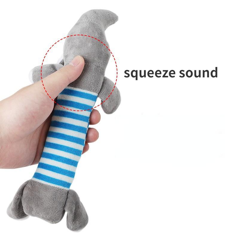 Funny Pet Dog Plush Squeak Toys for Small Large Dogs Puppy Chew Squeaker Squeaky Cute Animal Design Dog Toys Pet Products