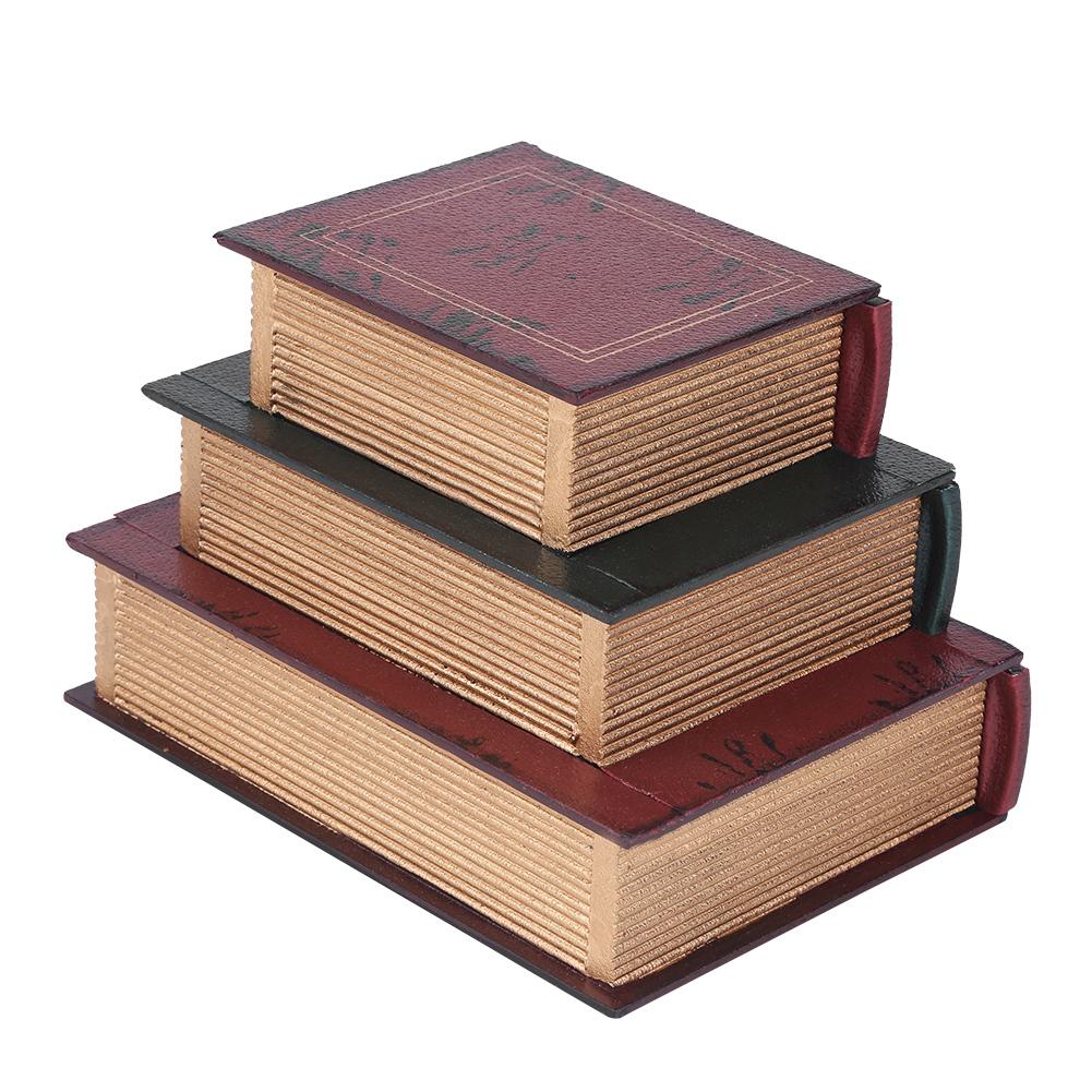 Fashionable Book Shape Jewelry Gift Storage Chest Box Case Holder Organizer