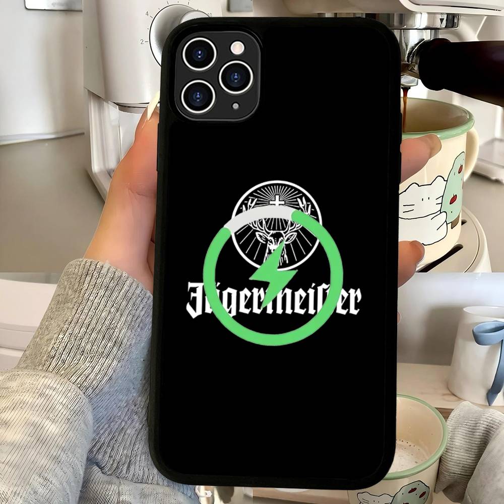 Hi J-Jagermeister Logo Magnetic Wireless Phone Case For IPhone 17 16 15 14 13 12 11 Pro Max Plus Mag Phone Cover