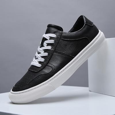 Men&Amp;#39;S Shoes Newest Comfortable Casual Shoes Genuine Leather White Sneakers Men Sports Walking Shoes Korean Style Platform All-Match