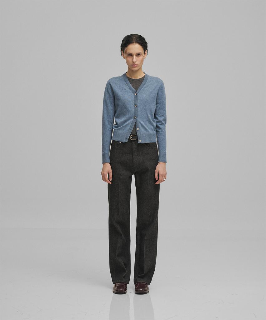 ANOTHER OFFICE WOMEN W. Standard Kuroki Denim Pants (Black)