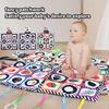 Baby Cloth Book 0-12 Months Newborn Large Size Baby Cloth Book Toys Montessori High Contrast Animal Quiet Books Education Toys