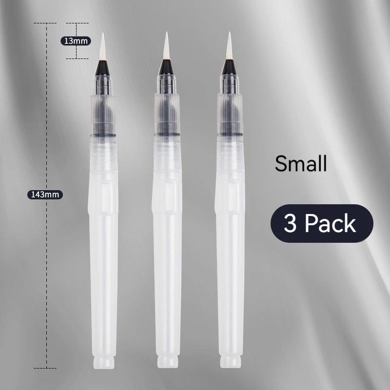 3/18pcs Refillable Water Color Brush Pen Set Artist Grade Watercolor Paint Brushes for DIY Art Calligraphy Painting & Lettering