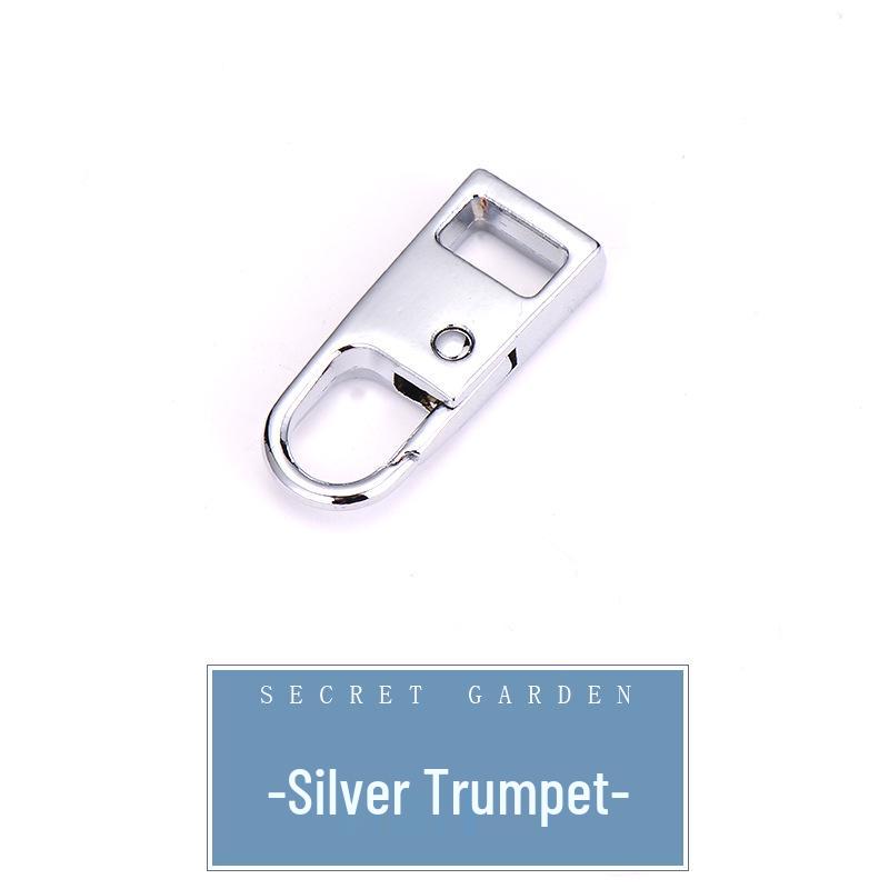 Tool-Free Removable Zipper Puller for Luggage, Bags, Jackets, Clothes, Shoes, & Boots with Metal Pendant Tab