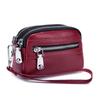 Genuine Leather Women's Wallet Clutch Purse Bag with Big Storage Capacity and Wrist Strap
