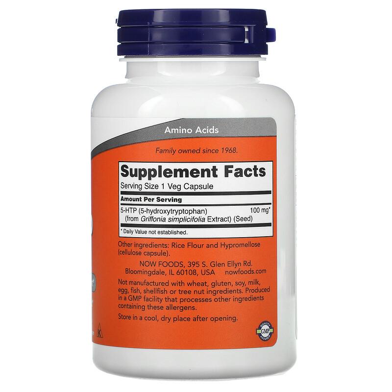 5-HTP, 100 Mg, 120 Veg Capsules