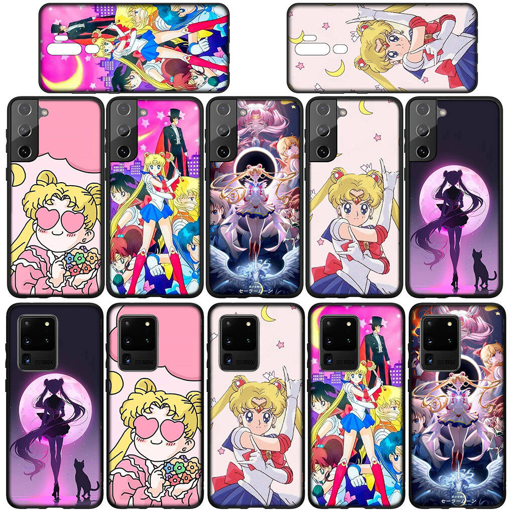 Phone Case for iPhone 17 16 15 Xiaomi Poco F8 F7 X7 X6 M8 C85 C75 C71 Redmi Note 14 13 12 11 Pro Max A3 A4 14C 13C 12C 15C Cute Sailor Moon Girl Cover