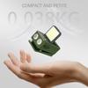 Led Magnetic Clamp Flashlight Rechargeable Ultra-Long-Lasting Outdoor Camping Hiking Light Clip-On Emergency Work Lamp 1Pc