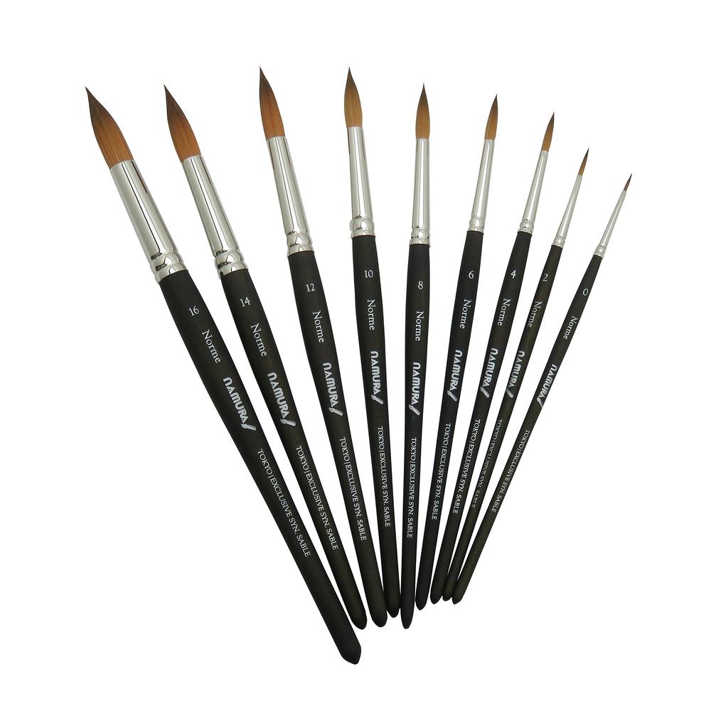 Namurataiseidou Watercolor Brush Norme 10 Round No.