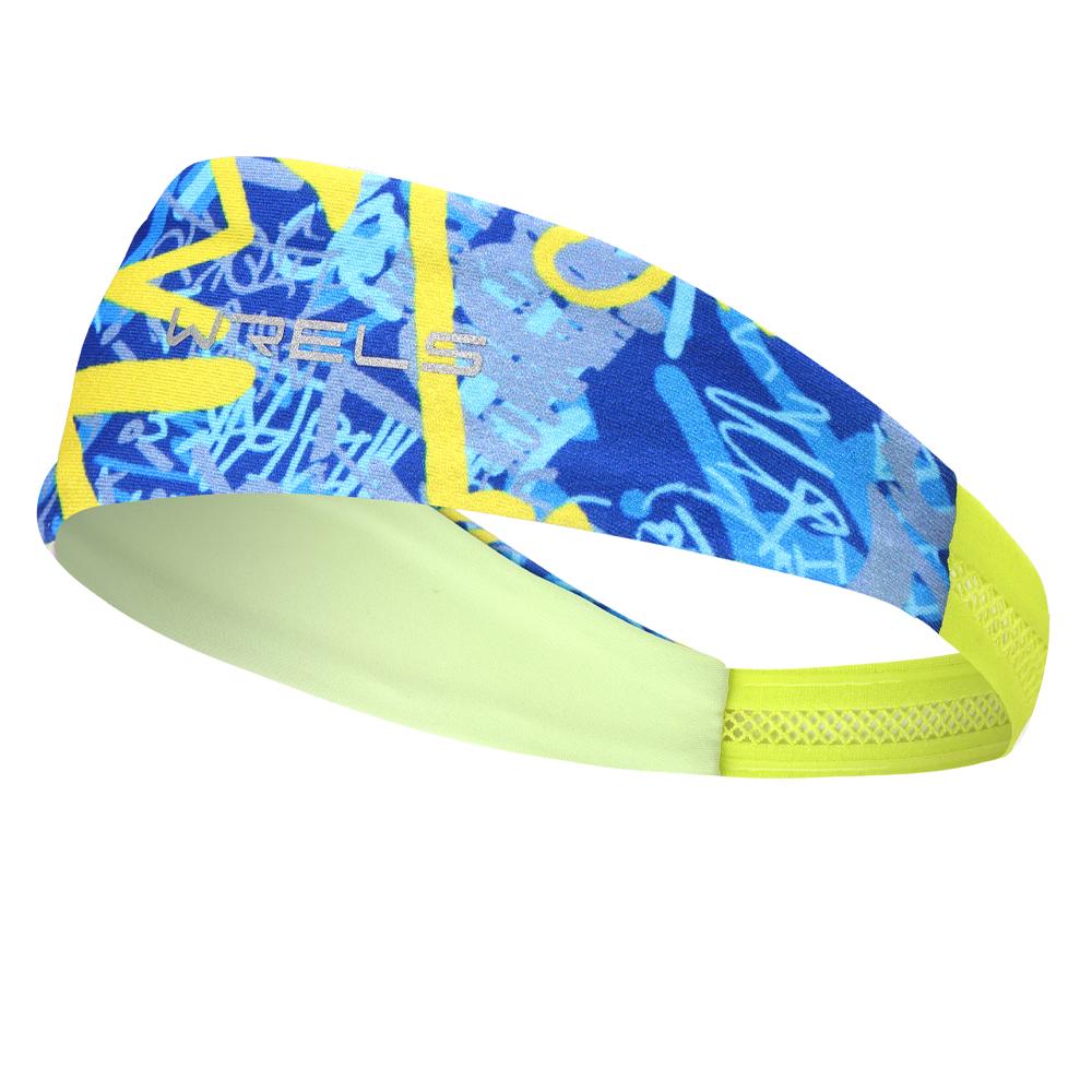 WRELS Sommer-Kopftuch für Outdoor-Sport und Fitness, modisch für Damen und Herren – schweißabsorbierend, rutschfest, schnelltrocknend, atmungsaktiv, für Yoga, Basketball und Fitnessstudio
