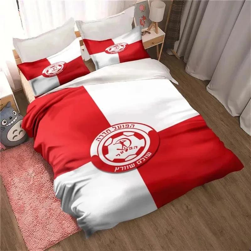 Hapoel Ramat Gan Football Israel Bedding Set Cute Duvet Cover Bed Cover with Pillowcase Custom  Cover with Pillowcase Custom
