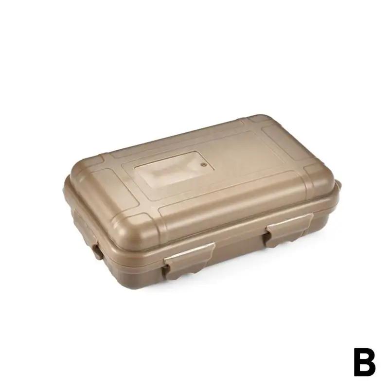 Boîtier de Survie Étanche et Hermétique en Plastique pour l'Extérieur Boîte de Camping Sauvage Boîte de Survie Outils de Rangement de Voyage Stockage Extérieur