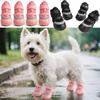 Hundeschuhe Herbst Winter Warme Schuhüberzieher Kleiner Hund Schmutzabweisend Und Sturzsicher Fußabdeckungen Für Outdoor-Teddy Bichon Und Zwergspitz