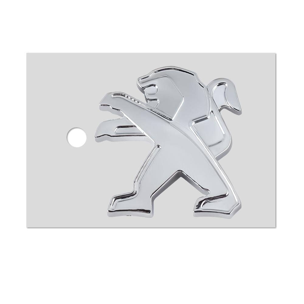 3D Metal Car Styling Steering Wheel Center Emblem Stickers Badge Accessories For Peugeot 3008 2008 107 307 408 206 207 208 508