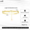 EFFIE QUEEN 925 Sterling Silver Round Bead Sequin Shiny Bracelet Daily Double Layered Chain Beads Bracelet Fashion Jewelry SB174