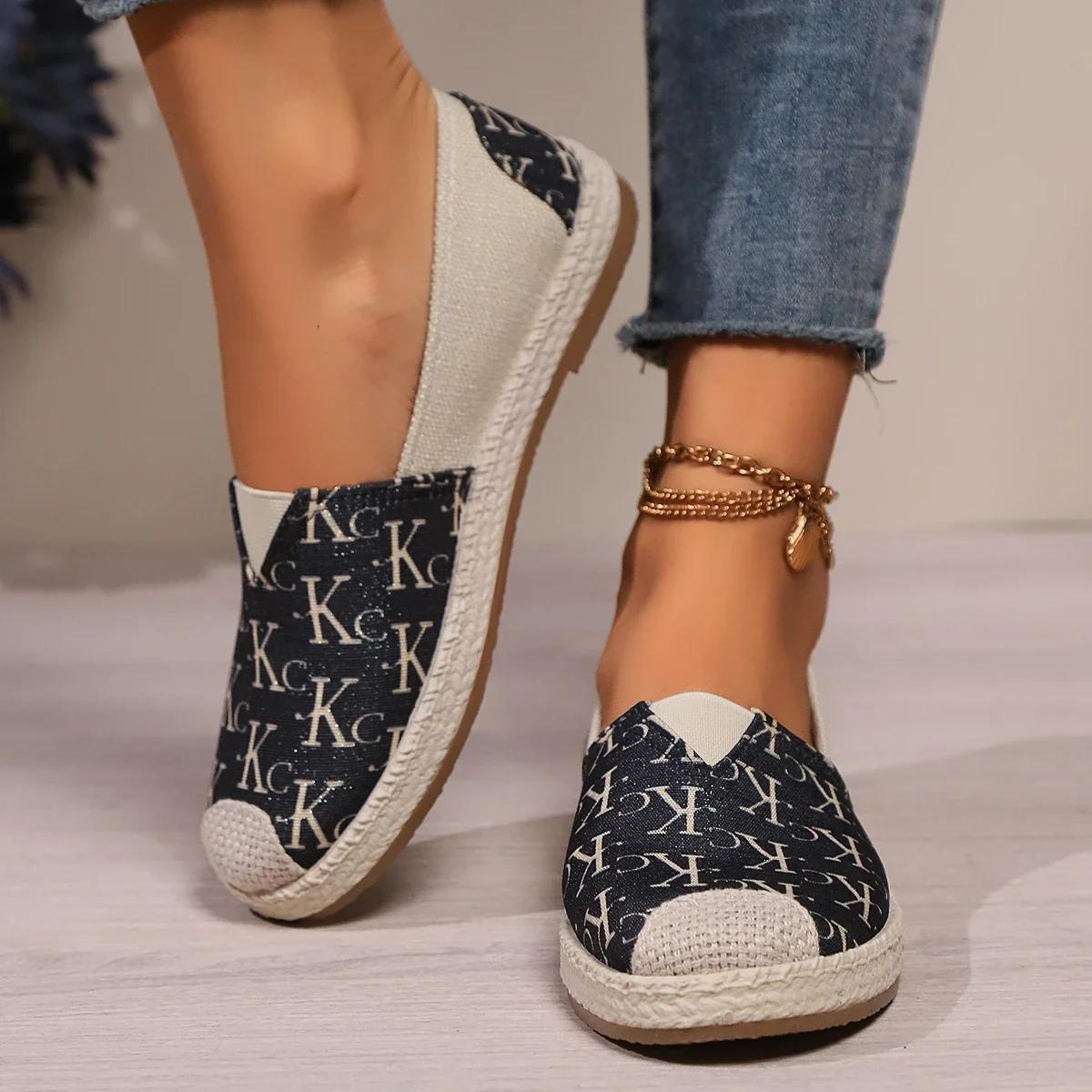 

Spring Women s Handmade Lace Flats Cloth Shoes Breathable and Comfortable One-pedal Casual Shoes Soft and Non-slip Soles 41
