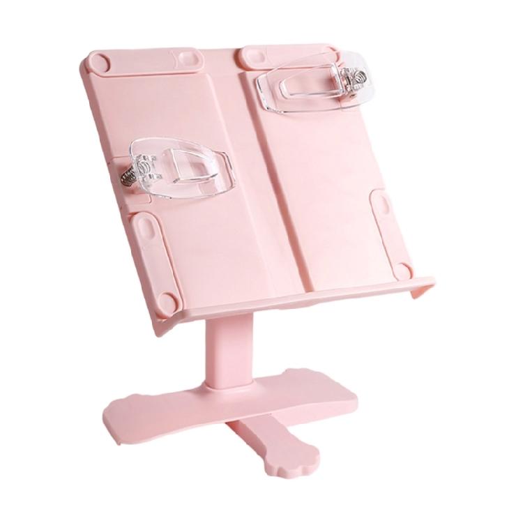 Collapsible Desktop Books Holders Sturdy Plastic Multi Position Reading Stand For Office School Ergonomics