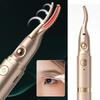 2 in 1 Beauty Tool Convenient Ladies' Electric Eyebrow Shaping Tool Heating Eyelash Curler Delicate Face Hair Trimmer