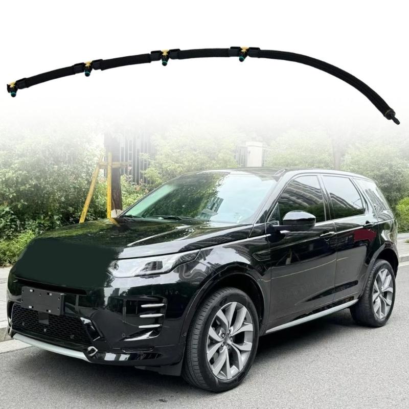 Fuel Injector Return Pipe Leak Offs and Clip LR082275, JDE38281 Fuel Overflow Hose for Select Models