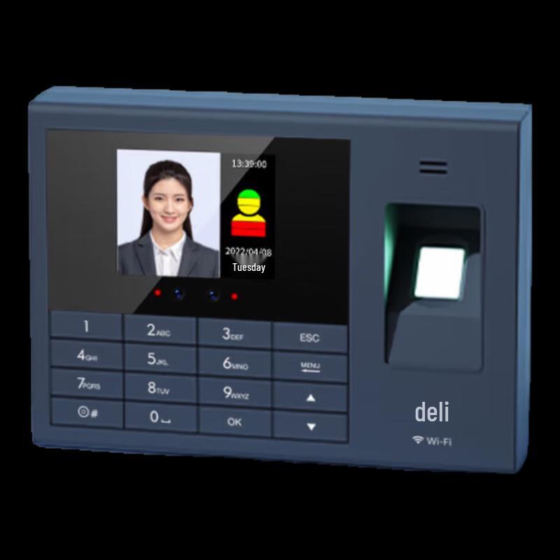 

Deli Smart Cloud Face & Fingerprint Attendance System CN plug (adapter included)
