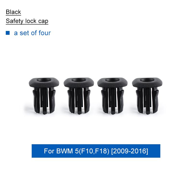 

ABS for BMW 5 Series E39 G30 F90 F07 E60 F11 G31 F10 F18 2009-2016 Accessories Car Door Lock Button Pin Screw Knob Cap Case DoorLock Cover Black