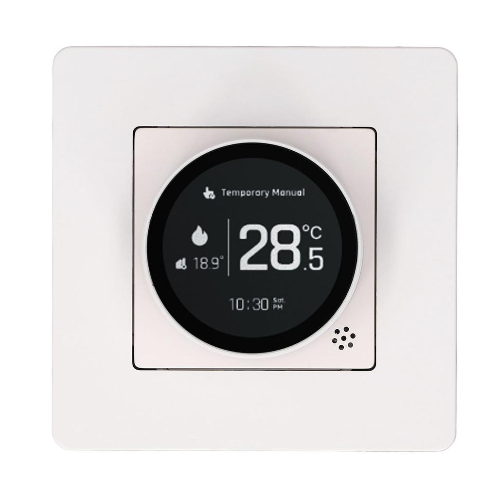 Smart Thermostat for ZigBee Electric Heating Mobile App Timing LCD Display Temperature Controller Switch 95 245VAC White