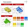 Mixed Car Fuse Pack: Medium, Small, and Mini, 5A-40A