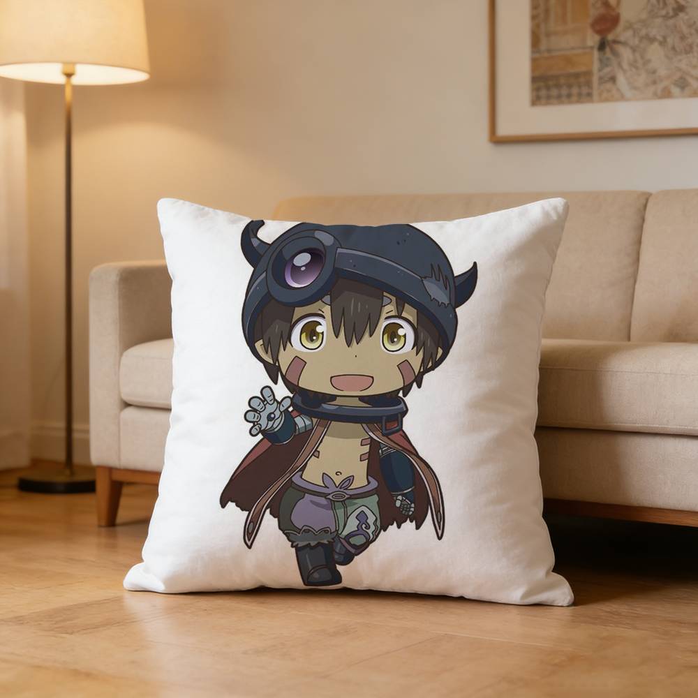 Anime MMade In Abyss Pillow Case Pattern Printed Pillowcase For Living Room Sofa Cushion Cover