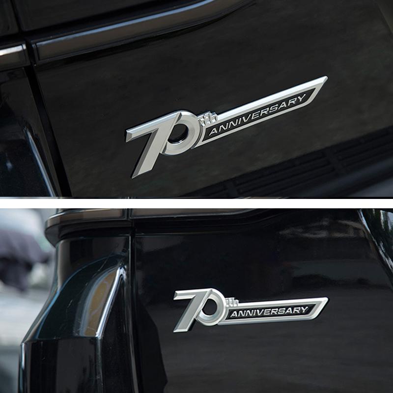 For 2008-2022 Toyota Land Cruiser 300 200 Lc300 LC200 70th Anniversary Logo Decoration Label Appearance Decoration Accessories