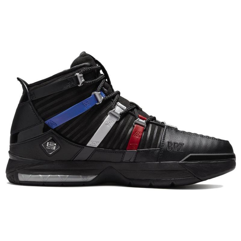 Nike LeBron 3 The Shop Negru Roșu Universitar 2022 Adidași DO9354-001