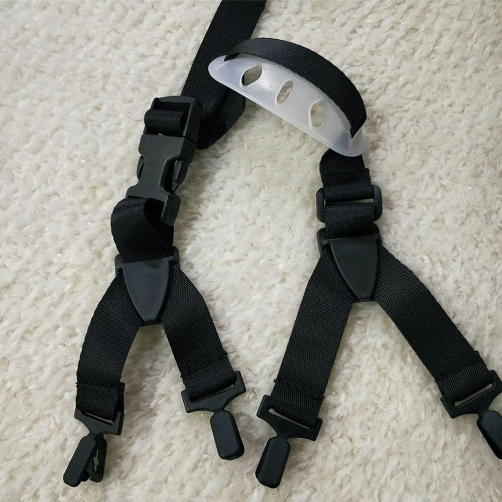 Wear-resistant Helmet Buckle Quick Release Helmet Chin Strap Hard Hats Chin Strap  with Chin Cup