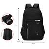 Capacity Backpacks Men's Waterproof School Backpack Business Casual Pockets Travel Bag