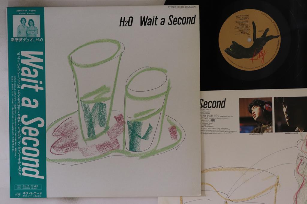 LP Record H2O - Wait A Second 28MK0026 KITTIY 1982 Japan Obi Japanese Pop/Rock Used