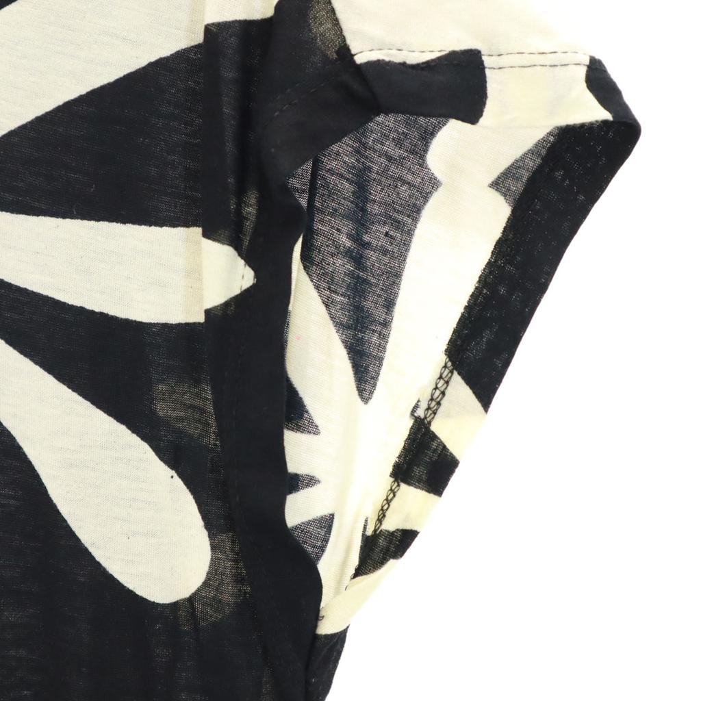 Desigual Floral French sleeve Cut S black Women Used