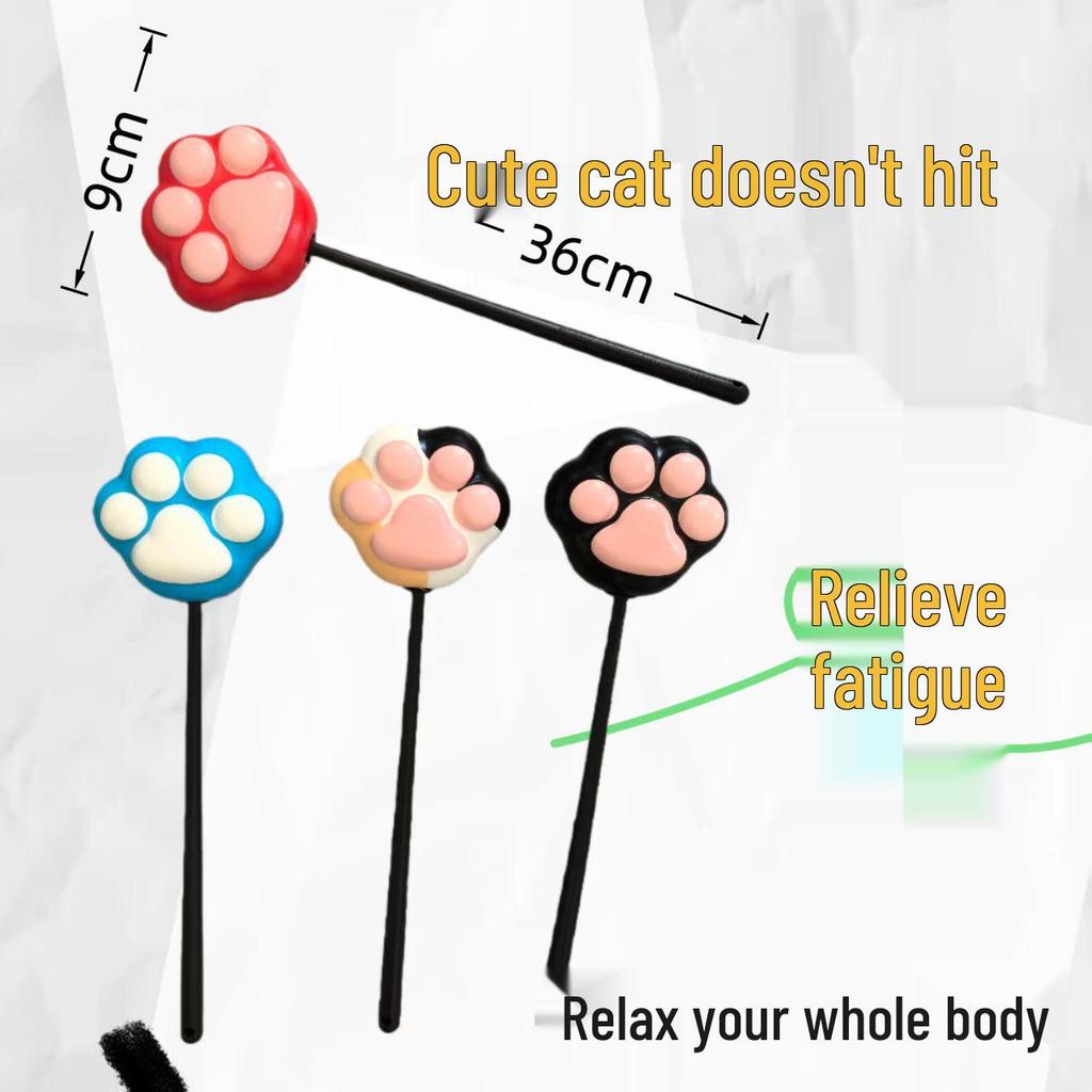 Cat Paw Foam Massage Hammer - Stress Relief Tool for Office and Home