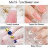 Colorful Nail Seal Stamping Nail Art Tool Nail Stamping Plates Silicone Stamper Stamping For Nails Accessories Manicure