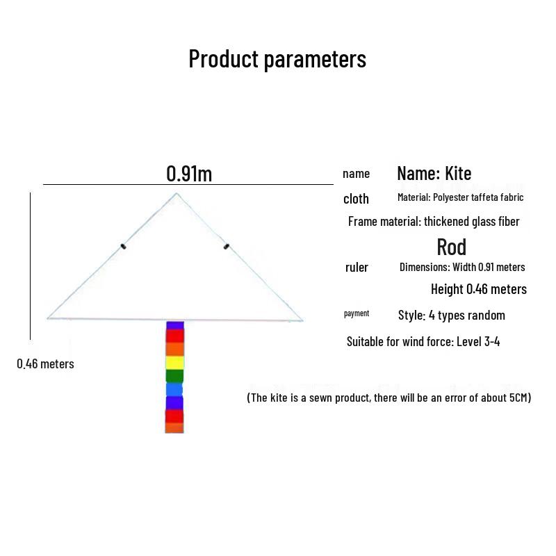 XinJingZhou Outdoor Blank Kite DIY Painting & Graffiti Kit