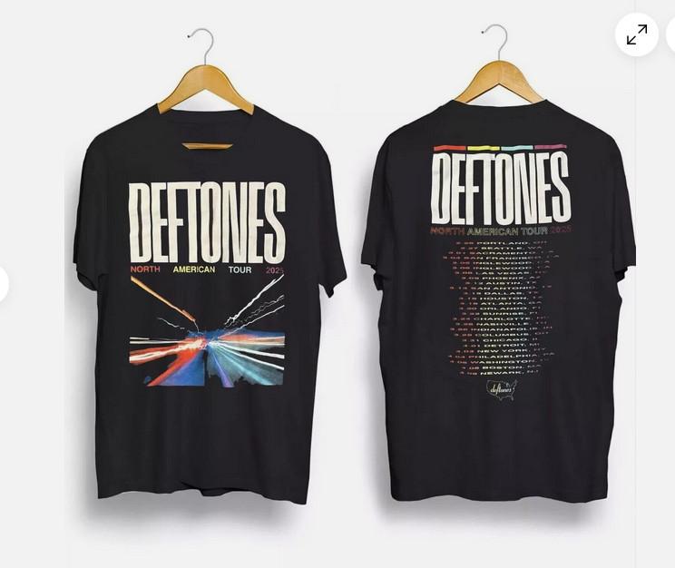 NEW!!! Deftones 2025 North American Tour Black T-Shirt S To 5X Fan Gift