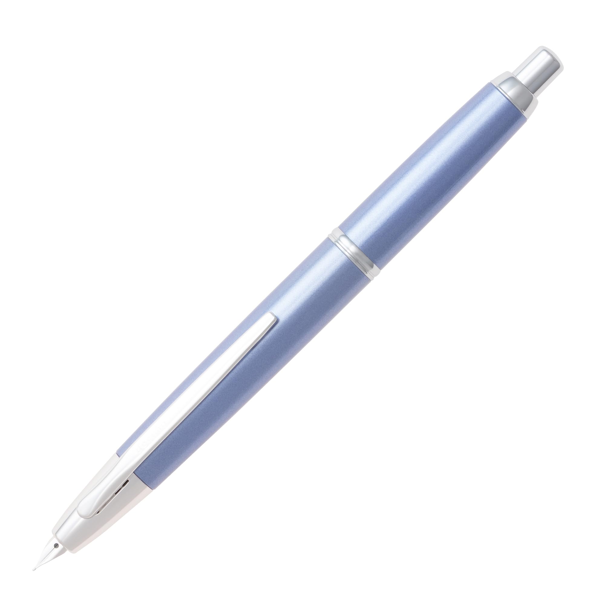 PILOT Capless Decimo Fountain Light FCT15SRLBM Pen, Blue,