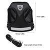 1Set Breathable Mesh Pet Chest Harness Reflective Escape Proof Adjustable Cat Harness Leash Set Training Outdoor Small Dogs Cats