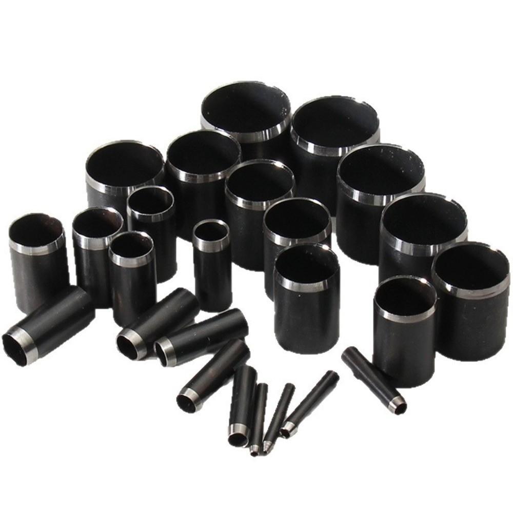 Durable 15 Sizes Round Hole Punch Hollow Handmade Belt Hole Puncher 1-15mm Leather Punching Tool For DIY Leather Craft
