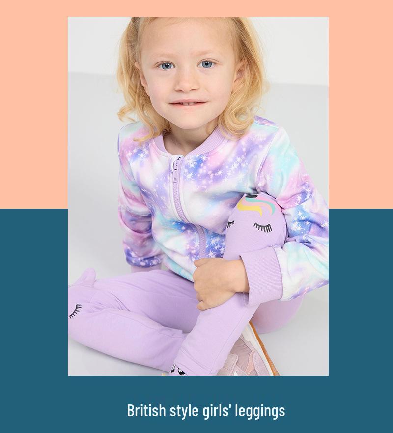 Kids' Trendy Slim-fit Cartoon Leggings JUMP
