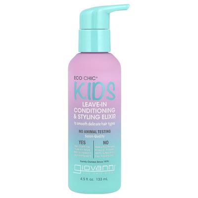 Eco Chic® Kids, Leave-In Conditionering & Styling Elixer, 133 ml (4,5 vloeibare ounces)