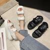 Sandals women's summer new Velcro platform beach shoes student flat women's shoes