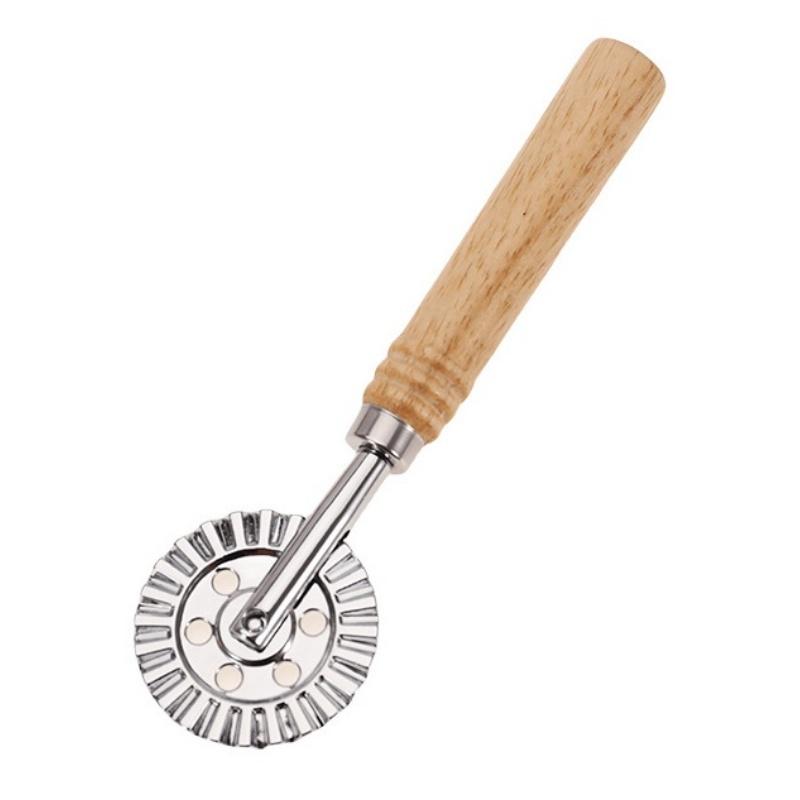 Edelstahl-Knödelprägung, seitlich geprägte Keksform, Handschneidemaschine zum Backen von Gebäckdekorationen, Rollradwerkzeugen