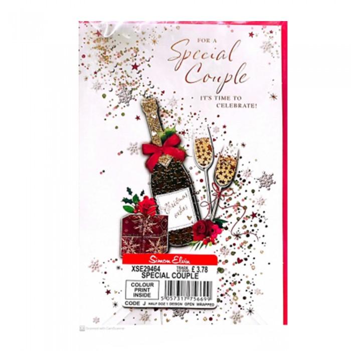 Simon Elvin For A Special Couple ItÂ´s Time To Celebrate Christmas Card (Pack of 6)
