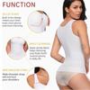 Women's Shapewear Tummy Control Body Shaper with Built In Bra Waist Cincher Tank Tops Cropped Underskirts Padded Bra Slimming Shirts