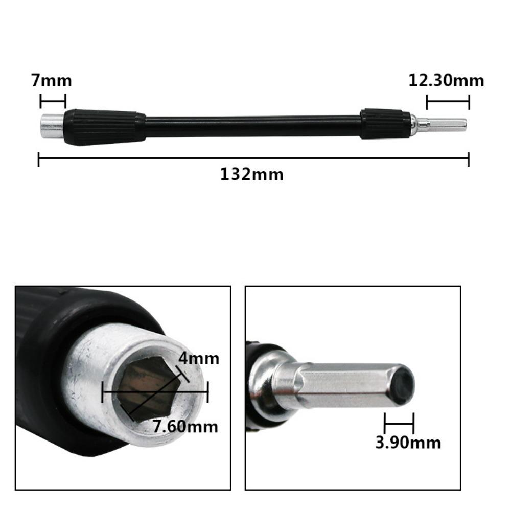 Drill Screwdriver Bit Holder Drill Bit Universal Extension Rod Screwdriver Shaft Power Tools