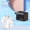 240W Gan Usb C Charger 8 In 1 Fast Charging Phone Charger Power Adapter For Eu/Us/Uk Plug Wall Charger