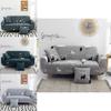 Luxurious Geometric Flower Pattern Slipcover For Sofas Offering Excellent Fit And Comfort